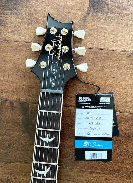 PRS S2 McCarty 594 Electric Guitar Burnt Amber Smokeburst S2050716