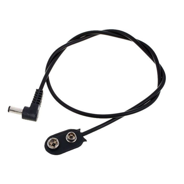 9v battery adapter for guitar pedal Voodoo Lab PPBAT-R 9V Battery Snap Cable & 2.1mm Right Angle Barrel