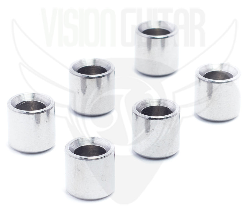 Callaham .375 Stainless Steel String Ferrules (Full Set of 6)