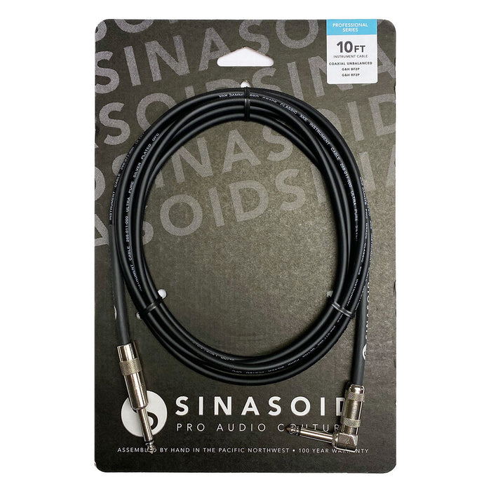 Sinasoid Pro Series Van Damme XKE 10 Foot Instrument Cable Straight/Angle
