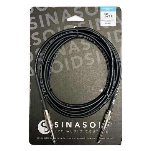 Sinasoid Pro Series Van Damme XKE 15 Foot Instrument Cable Straight Plugs