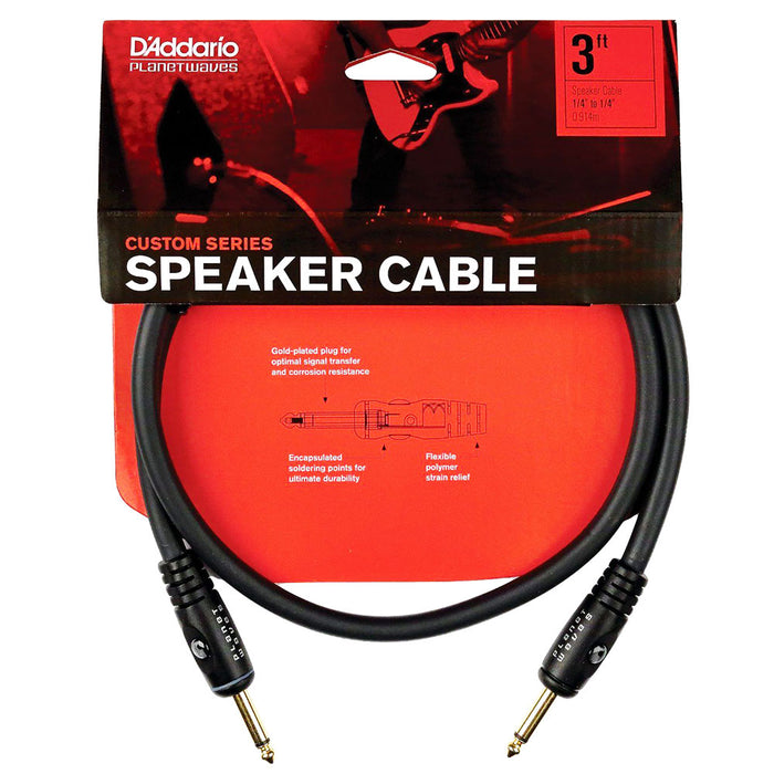 D'Addario PW-S-03 Custom Series 3 FT Speaker Cable