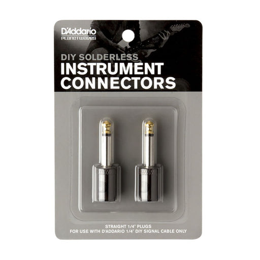 2-Pack! Planet Waves Cable Station 1/4" Straight Plug PW-GP-2