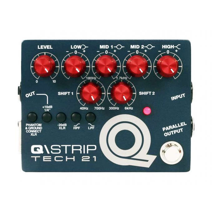 parametric equalizer pedal Tech 21 Q\Strip Parametric EQ Pedal