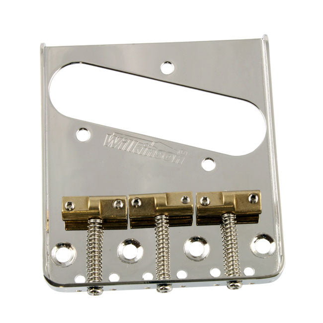 Wilkinson Vintage Tele Bridge Compensated Saddles Nickel TB-5129-001