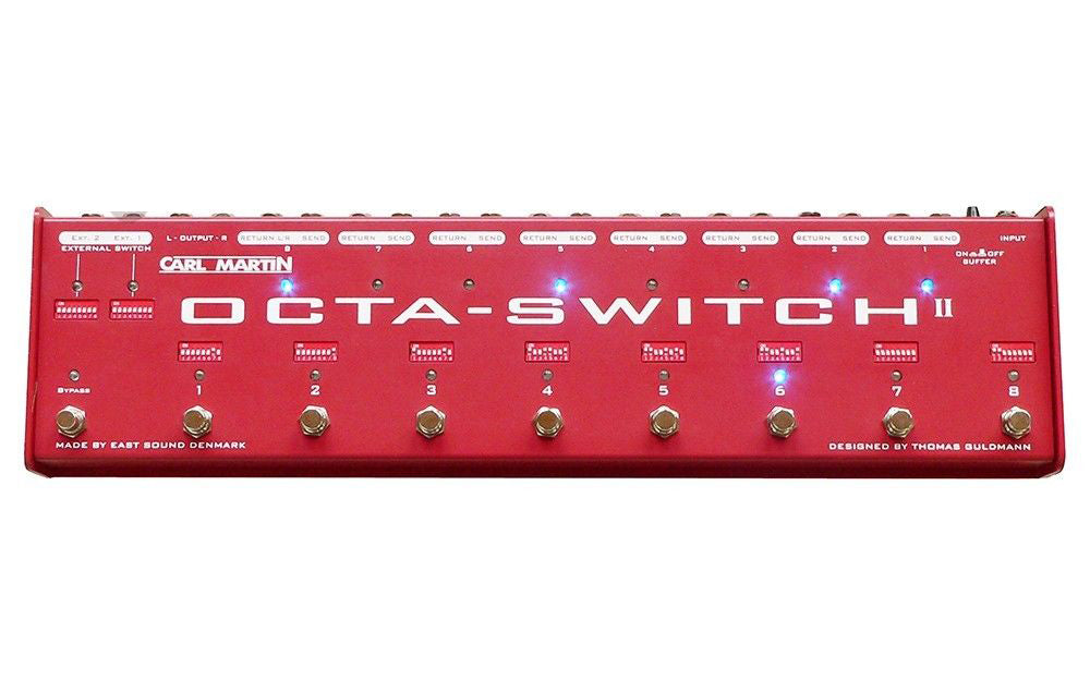 bypass pedal switch Carl Martin Octa-Switch II True-Bypass Pedal Switcher