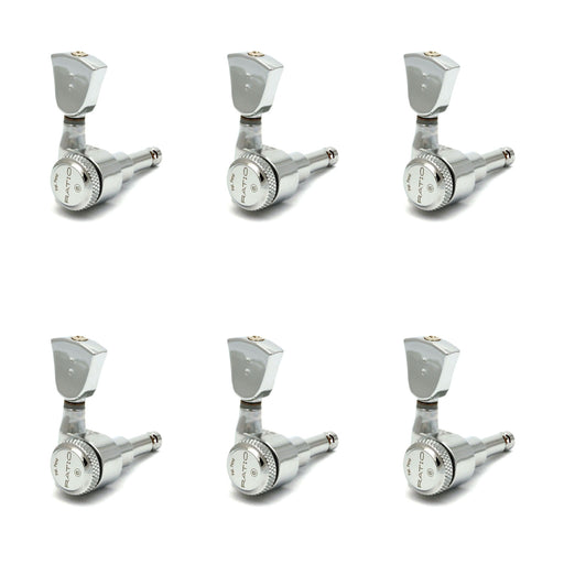 Graph Tech 3+3 Ratio 10mm Vintage Button Locking Machine Heads PRL-8341-C0