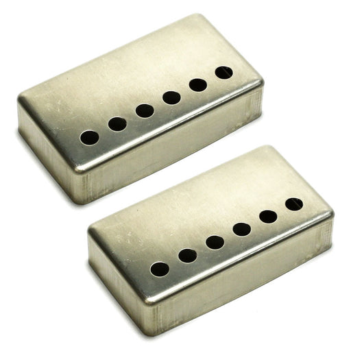 Lindy Fralin 50mm Humbucker Pickup Covers Set of 2 Raw Nickel