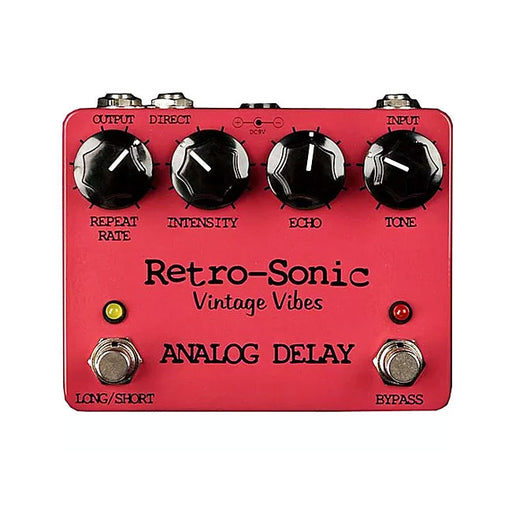Retro-Sonic Analog Stereo Delay True-Bypass