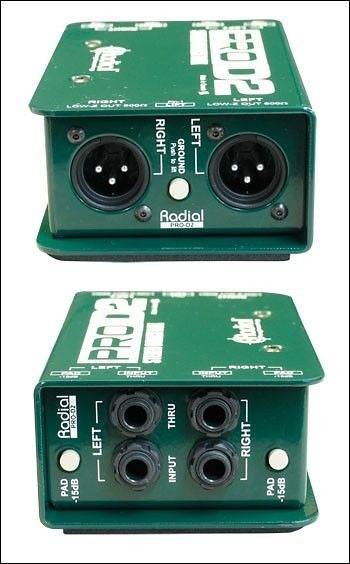 Radial Engineering  ProD2™ Stereo Direct Box