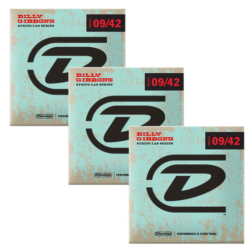 Dunlop (3-Pack) Rev Willy's Billy Gibbons Signature Guitar Strings 09-42