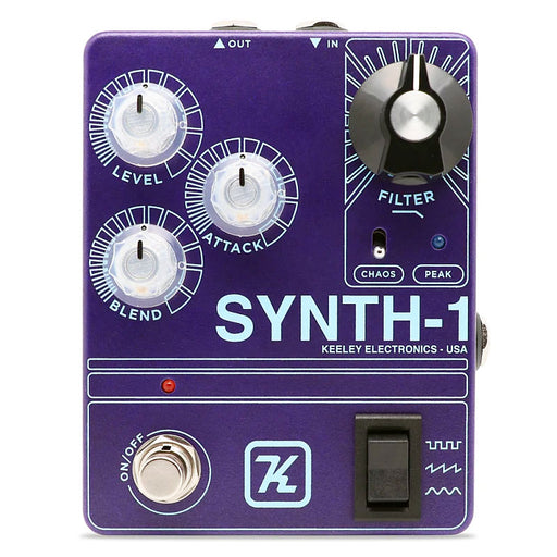 Keeley Synth-1 Reverse Attack Fuzz Wave Generator Cool Waves Finish