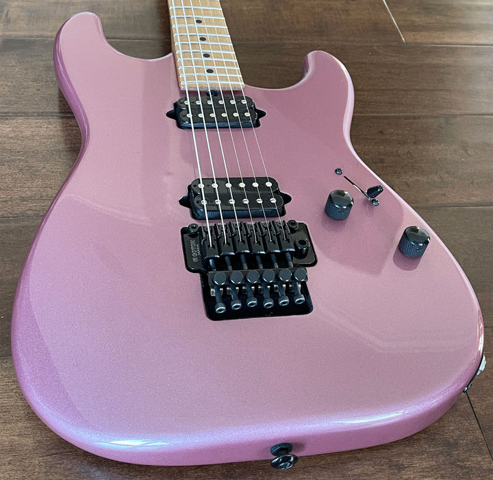 Suhr Custom Classic S HH Electric Guitar Burgundy Mist Roasted Maple Neck 68372