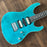 Suhr Custom Modern Plus Trans Teal Flame Roasted Maple Ziricote Neck 67151