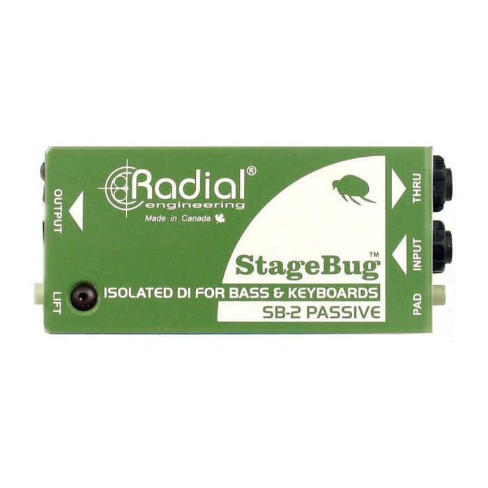 Radial SB-2 StageBug™ Transformer Isolated Passive Direct Box