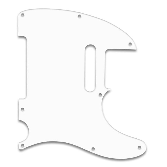 WD USA Tele 8-Screw Pickguard 3-Ply White/Black/White TE-104