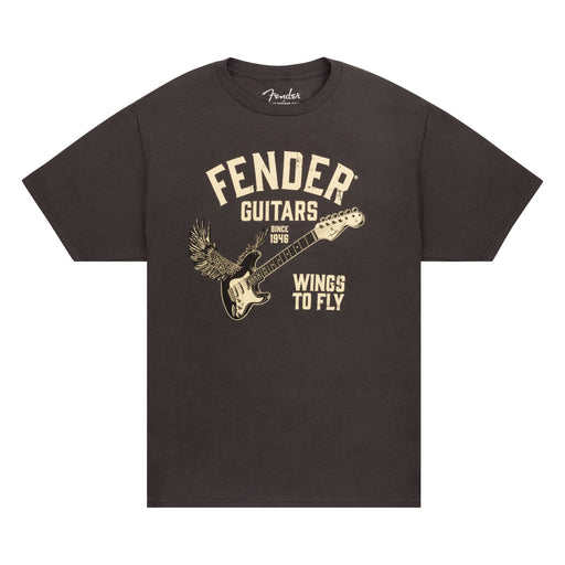 Fender Wings To Fly T-Shirt Vintage Black Large 9192828506