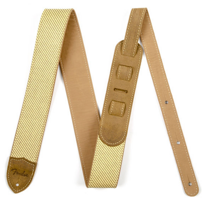 Fender Deluxe 2" Tweed & Leather Strap 0990610001