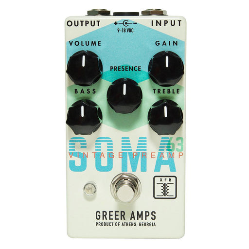 Greer Amps Soma 63 Vintage Preamp Pedal