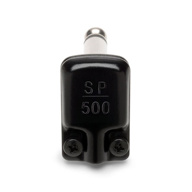SquarePlug SP500 1/4" Low-Profile Soldered Plug Angled Connector Black