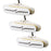 Lindy Fralin Split-Blade Vintage Strat Pickup Set Round Radius White
