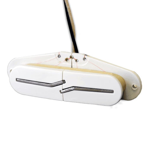 Lindy Fralin Split-Blade Blues Strat Bridge Pickup Medium Radius White