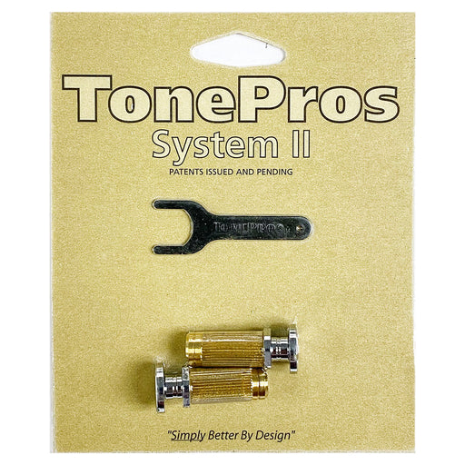 TonePros Large Cap Locking Studs For PRS USA Wraparound Chrome SPRS2-C