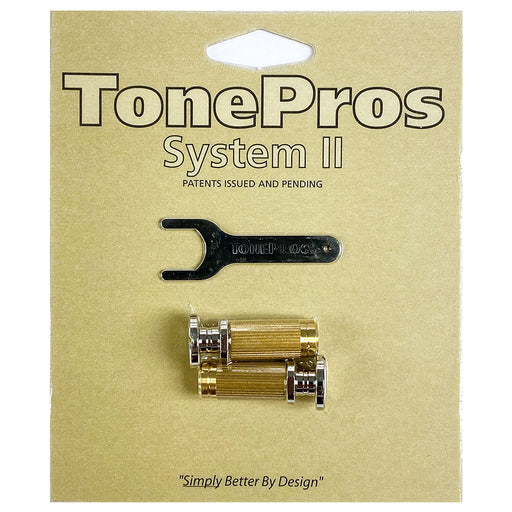 TonePros Large Cap Locking Studs For USA PRS Wraparound Nickel SPRS2-N