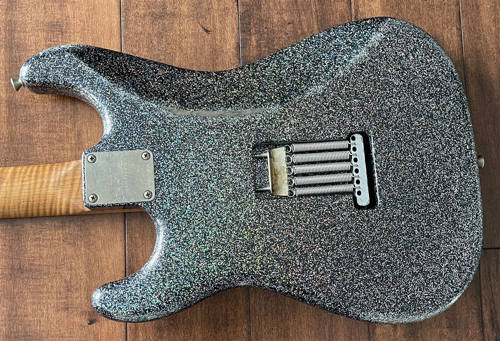 Xotic California Classic XSC-2 Electric Guitar Halo Sparkle over Black 2635