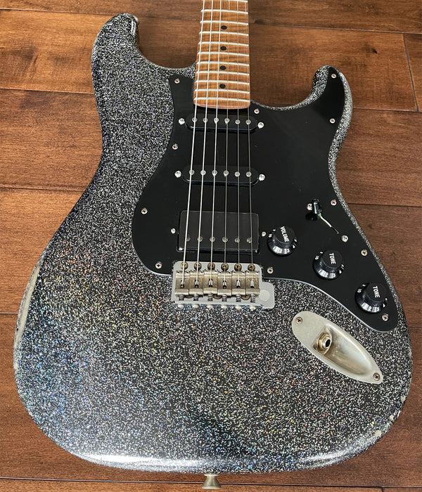 Xotic California Classic XSC-2 Electric Guitar Halo Sparkle over Black 2635