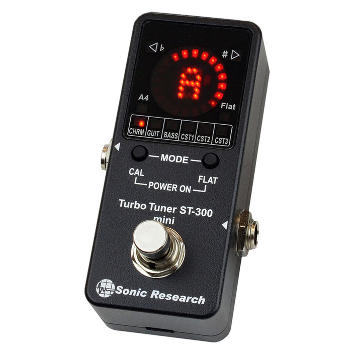 Sonic Research Model ST-300 Mini Stomp Box Strobe Turbo Tuner