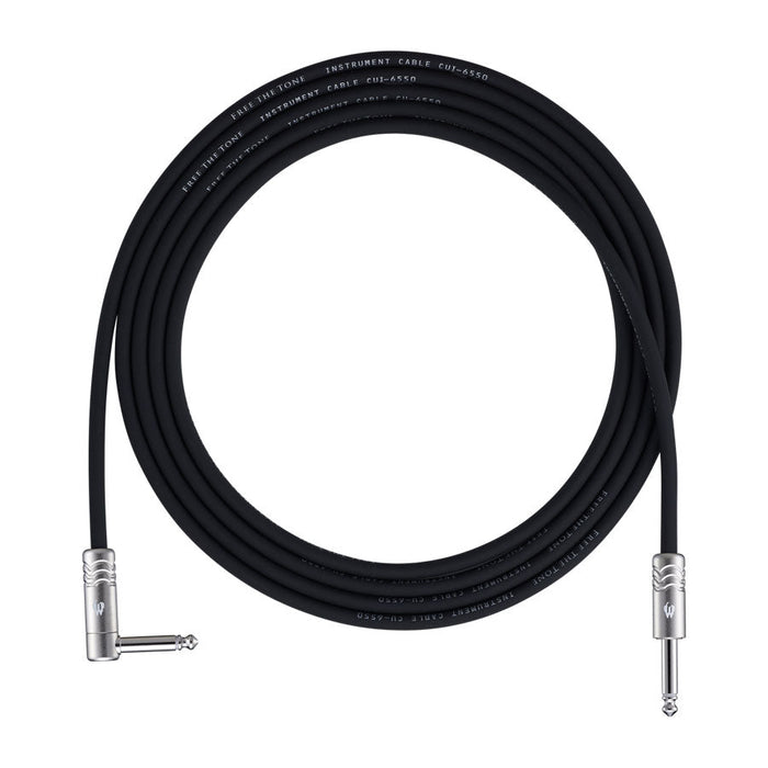 Free The Tone CUI-6550STD Instrument Cable 4m (13 Foot) Straight To Angled