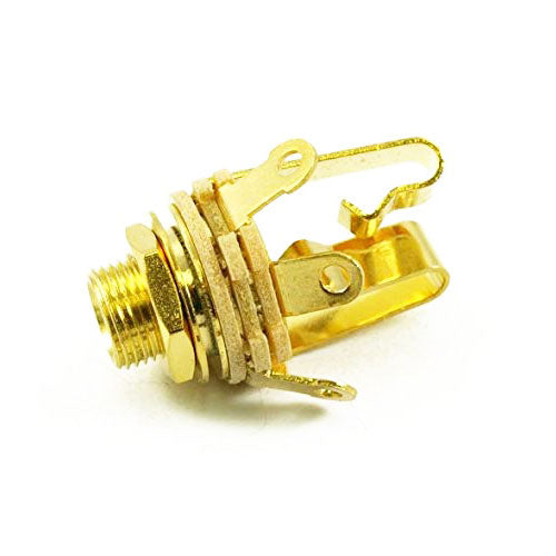 Switchcraft #12B Stereo 1/4" Input Jack Entirely Gold Plated