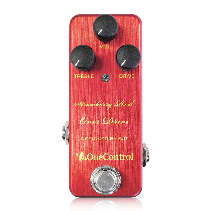 One Control Strawberry Red Overdrive Designed By BJF
