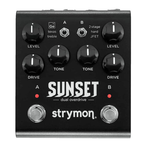 Strymon Sunset Dual Overdrive Pedal MIdnight Edition Black