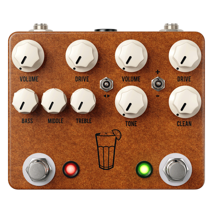dual overdrive pedals JHS Pedals Cheese Ball Fuzz Distortion Pedal