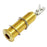 Switchcraft 152B Stereo Gold TRS 1/4" Long Threaded Input Jack