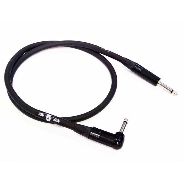 3 Foot Vision Guitar Quality Speaker Cable Angled To Straight Neutrik Plugs