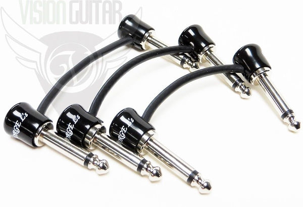 Kit Cavi George L's .155 Nero Per Pedaliera Effetti A Rack &ndash; 10 Cavi Da 20 Piedi