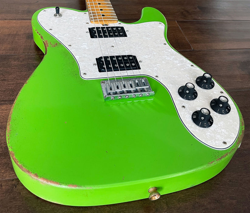 Friedman Vintage T Electric Guitar Heavy Aged Lochness Green 0821-2114