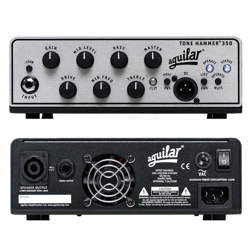 Aguilar Tone Hammer 350 Super Light Bass Amplifier Head 350 Watts