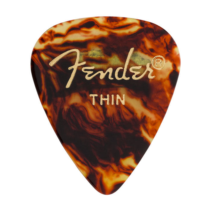 Fender Classic Celluloid Tortoise Shell 351 Shape Thin 144-Count 19803 ...