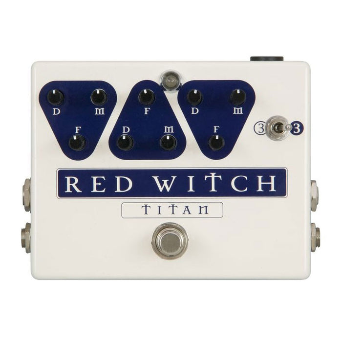 red witch pedal Red Witch Titan Triple Delay Pedal