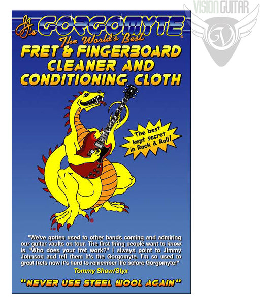 Gorgomyte Fret & Fingerboard Cleaner & Conditioning Cloth - Used By Pros