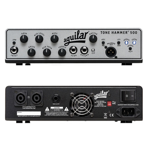 Aguilar Tone Hammer 500 Super Light Bass Amplifier Head 500 Watts