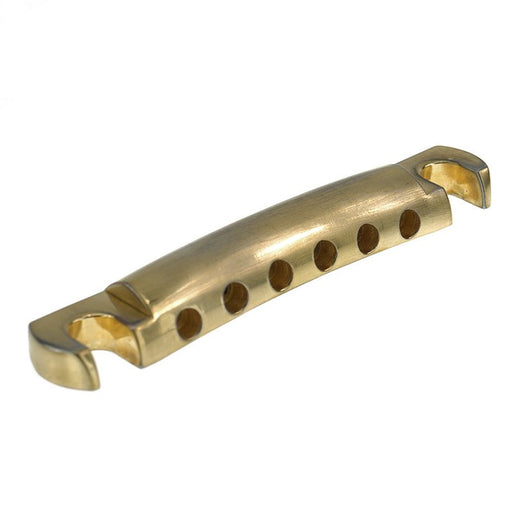 Faber TP-59 Standard Aluminum Stop Tailpiece Aged Gold 3010-5