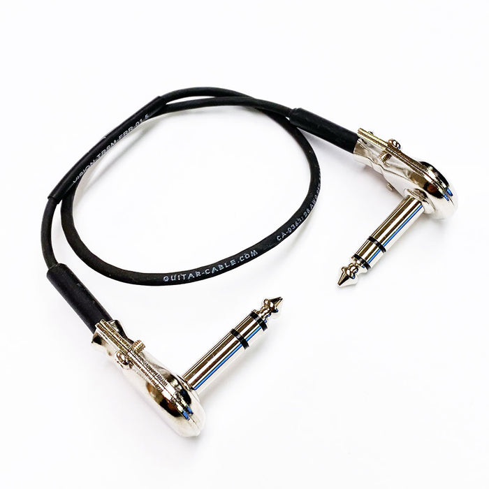 best guitar pedal patch cables 1 Foot (30.48 cm) Best-Tronics Right-Angle TRS Cable