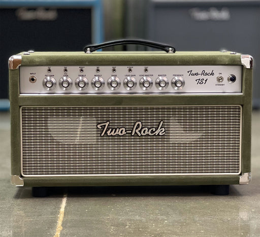 Two-Rock TS1 50 Watt Amplifer Head Moss Green Suede