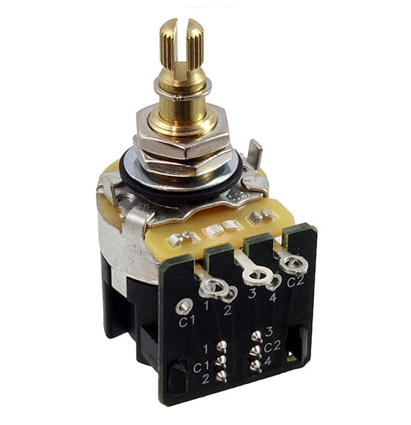 Potentiometer 500 Ohm Alpha Mini-Potentiometer 250k Oder 500k – Geteilte Welle, Log/linear – 1 Stück Potentiometer Log Linear Alpha