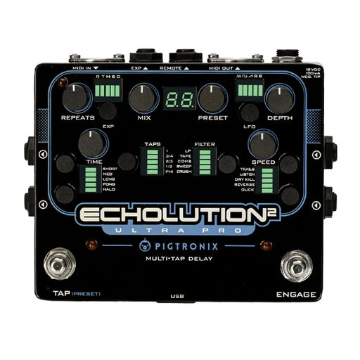Pigtronix Echolution 2 Ultra Pro Analog Digital Delay